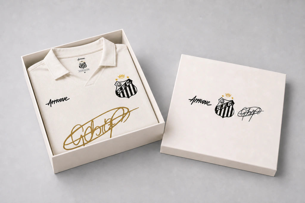 Approve Camisa Unissex Santos Assinatura Edição Limitada Branco