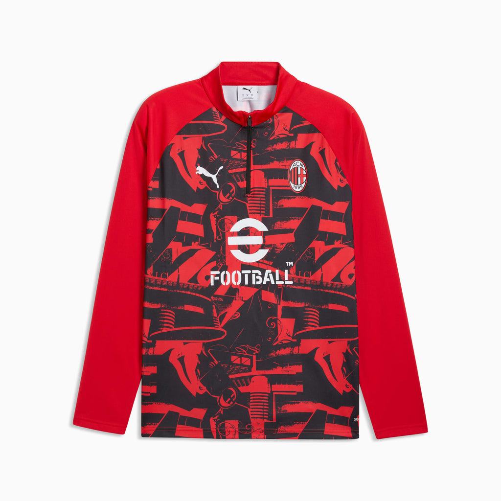 Blusa Quarter-Zip AC Milan Warmup Masculina PUMA