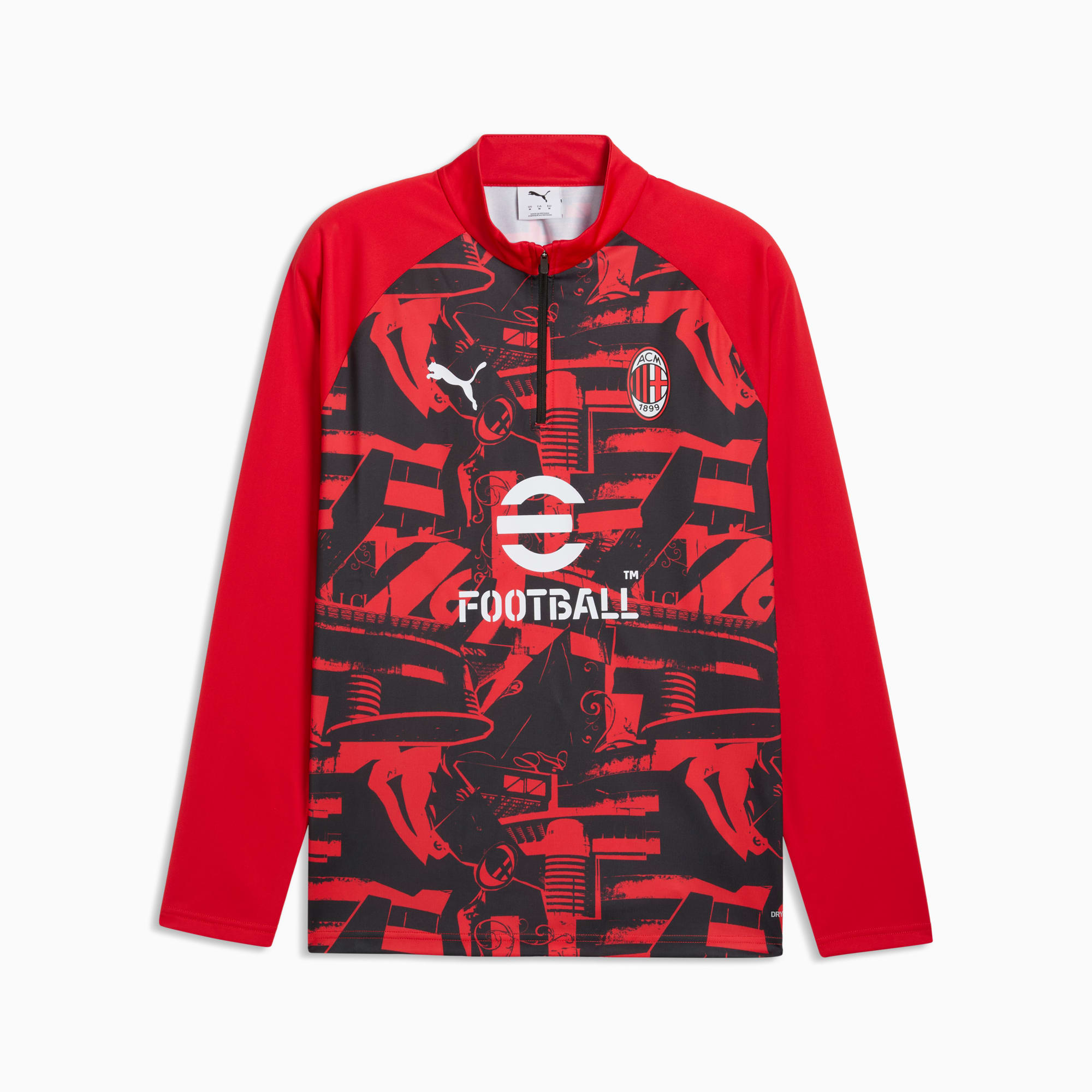 Blusa Quarter-Zip AC Milan Warmup Masculina PUMA