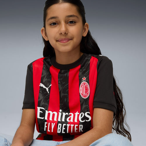 Camisa AC Milan 25/26 Home Torcedor Juvenil PUMA