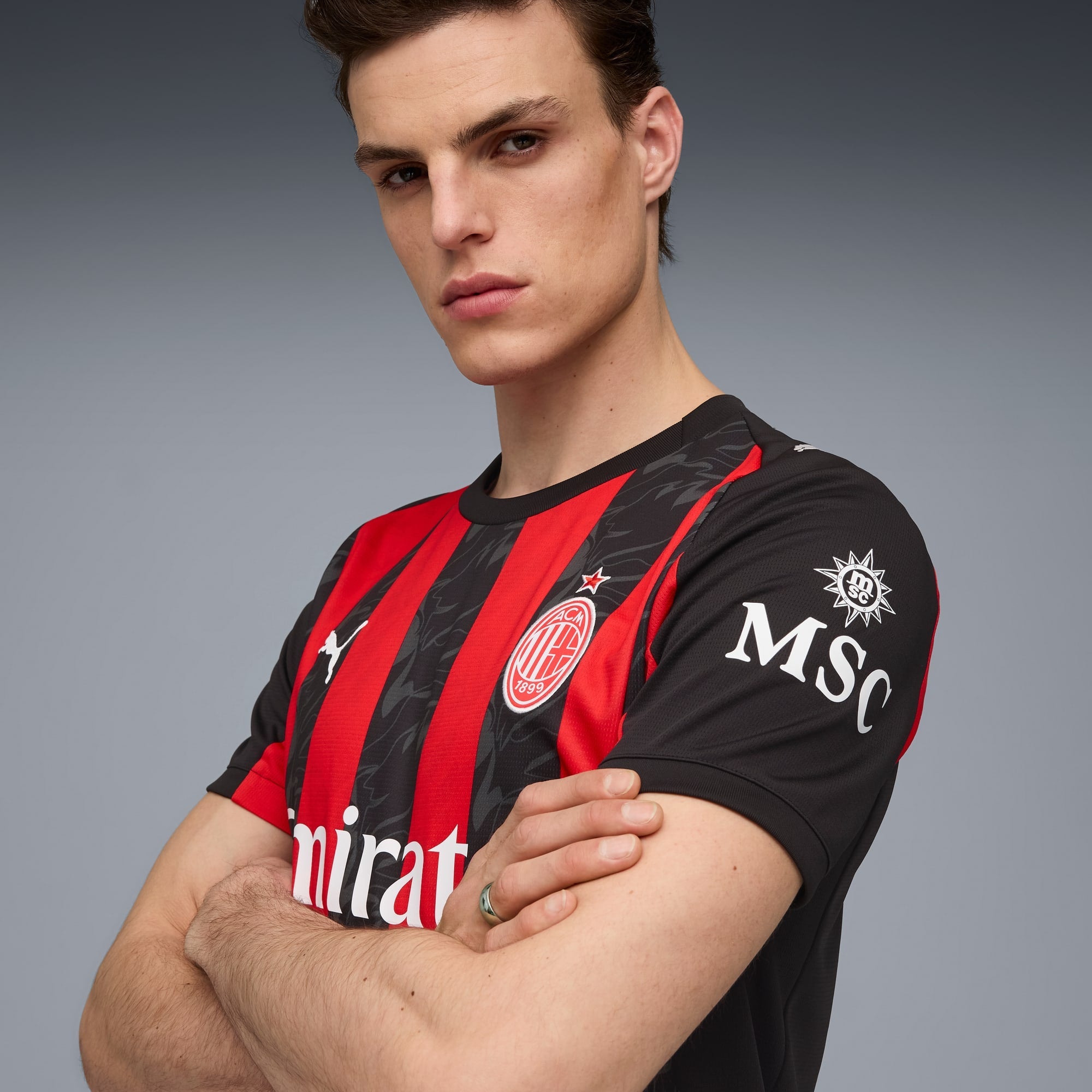 Camisa AC Milan 25/26 Home Torcedor Masculina PUMA