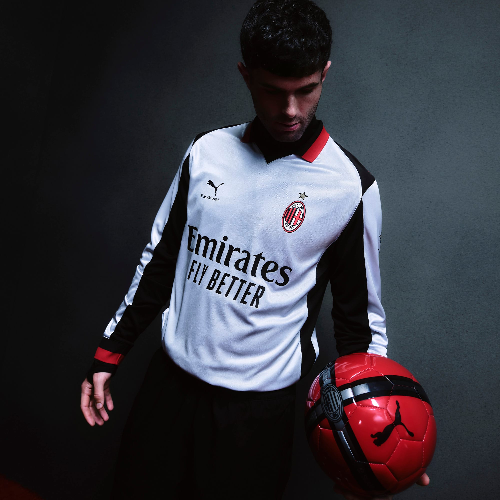 Camisa Manga Longa AC Milan x Slam Jam Masculina PUMA