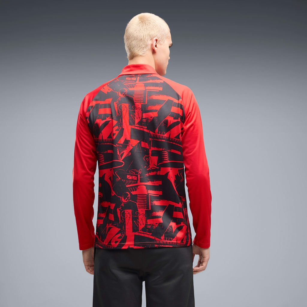 Blusa Quarter-Zip AC Milan Warmup Masculina PUMA