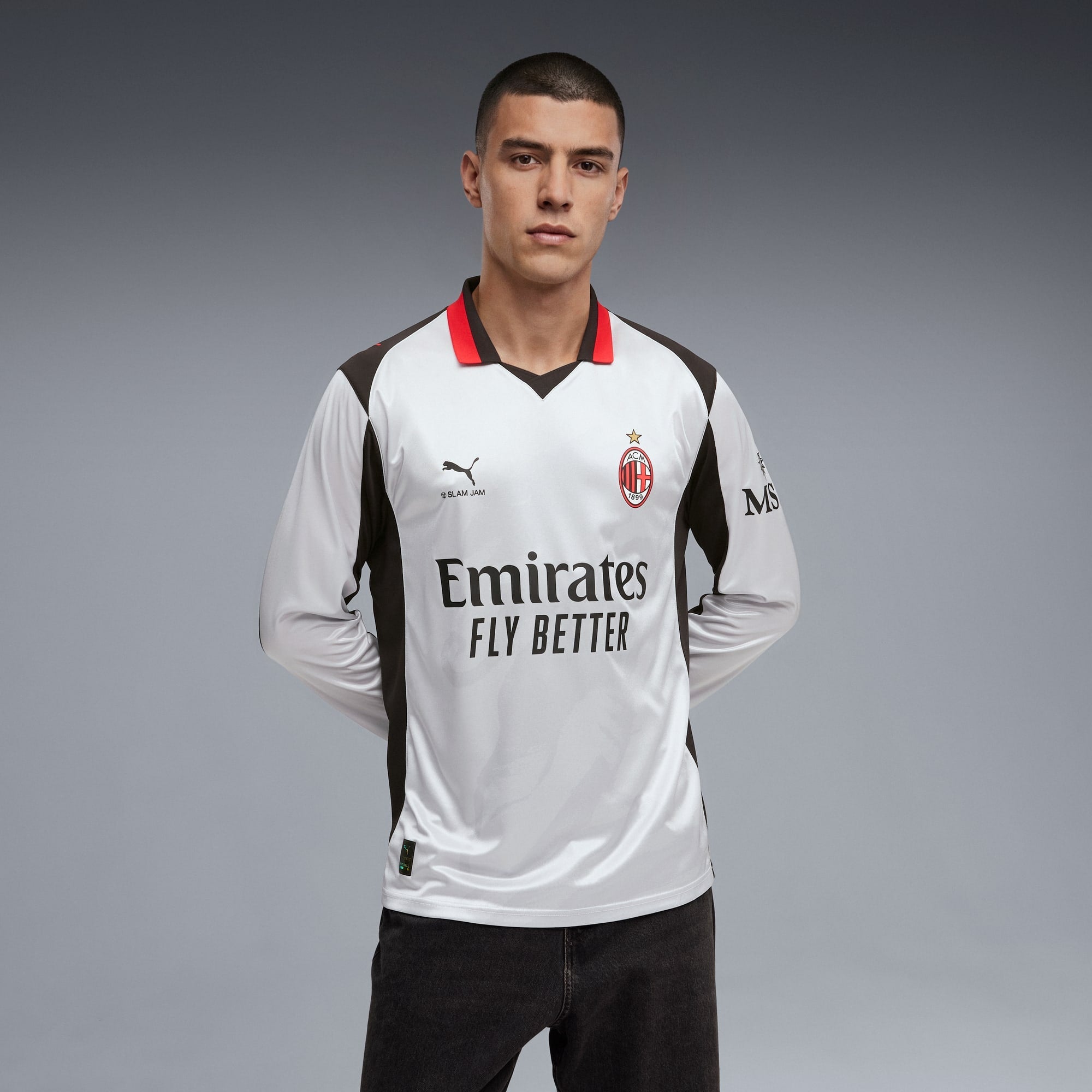 Camisa Manga Longa AC Milan x Slam Jam Masculina PUMA