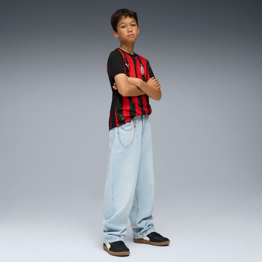 Camisa AC Milan 25/26 Home Torcedor Juvenil PUMA