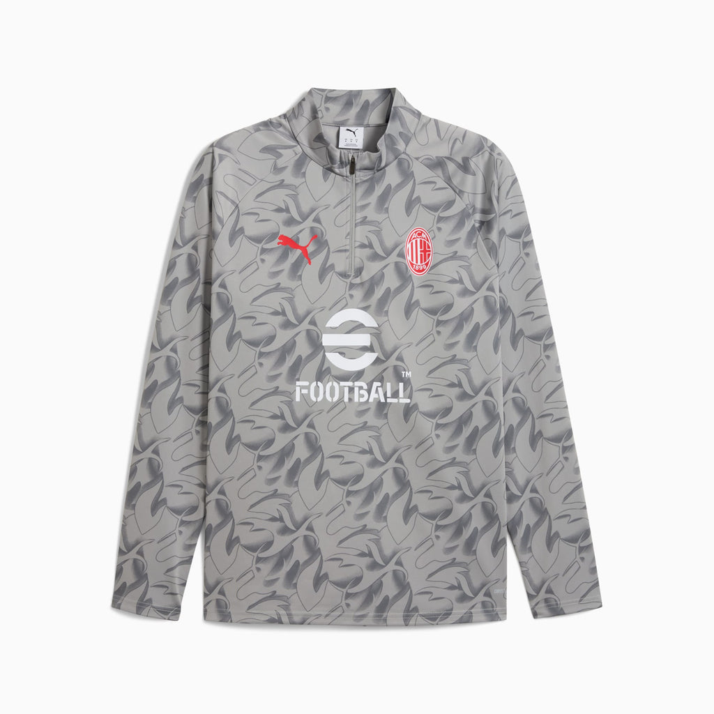 Blusa Quarter-Zip Pré-Jogo AC Milan 25/26 Masculina PUMA