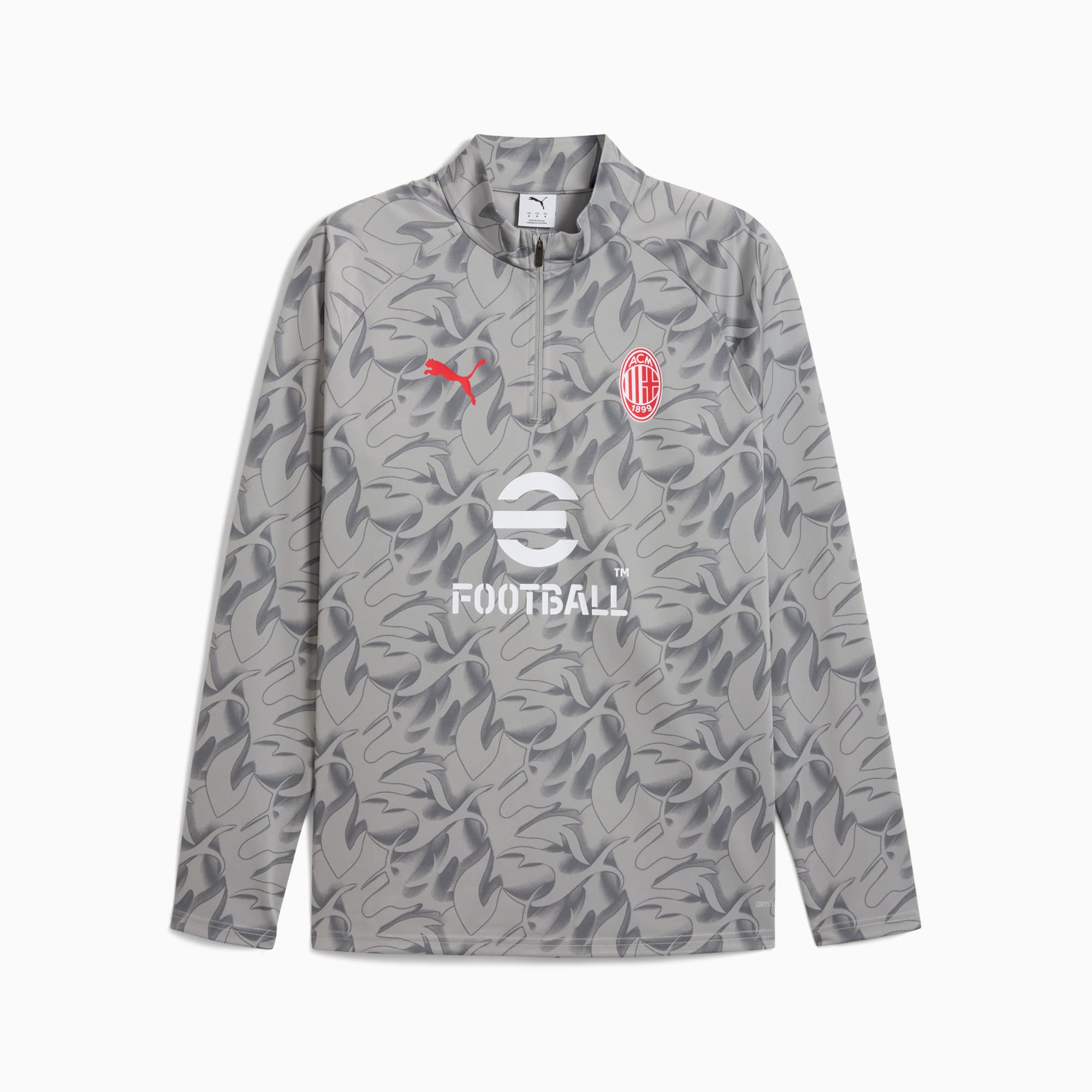 Blusa Quarter-Zip Pré-Jogo AC Milan 25/26 Masculina PUMA