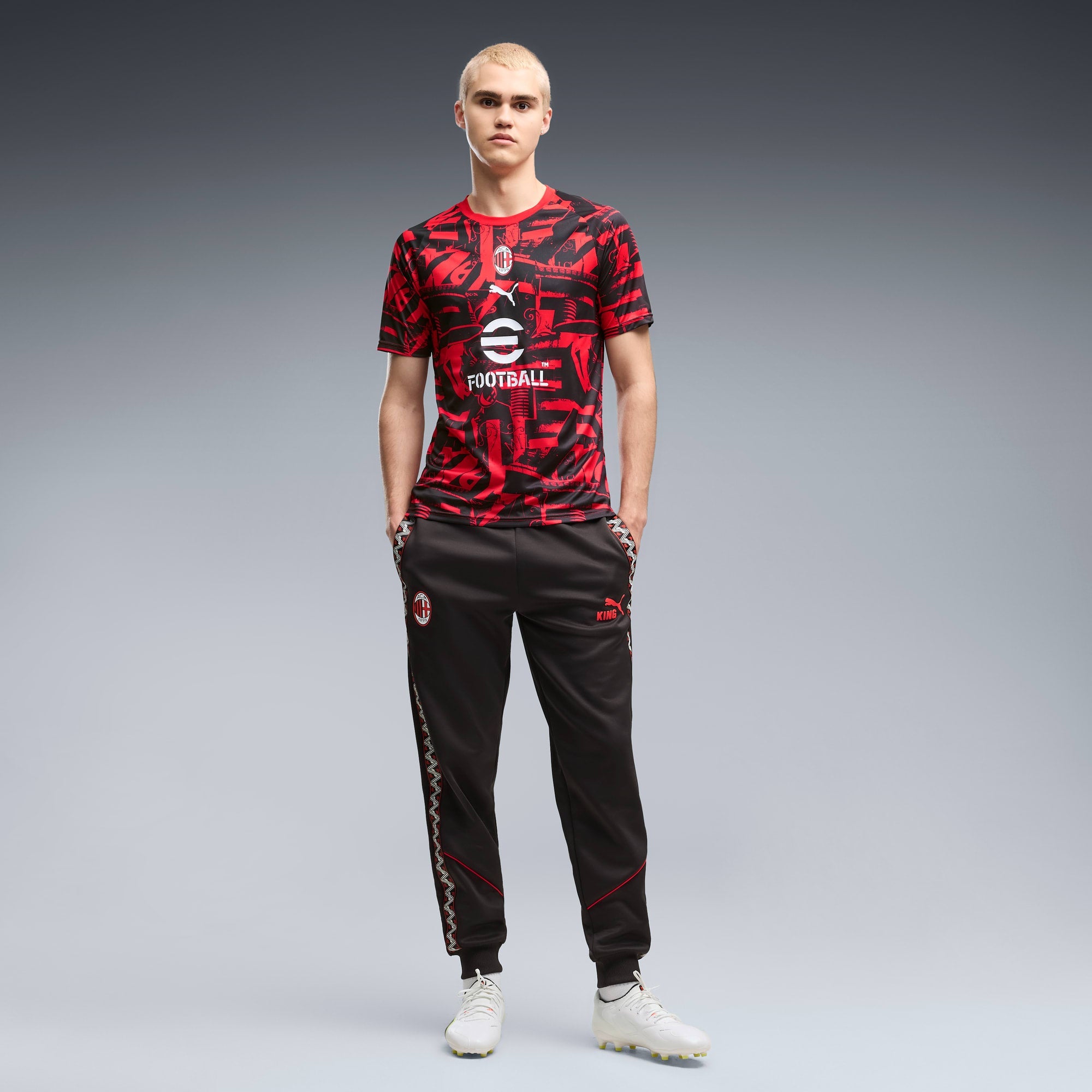 Camisa Pré-Jogo AC Milan 26/27 Masculina PUMA