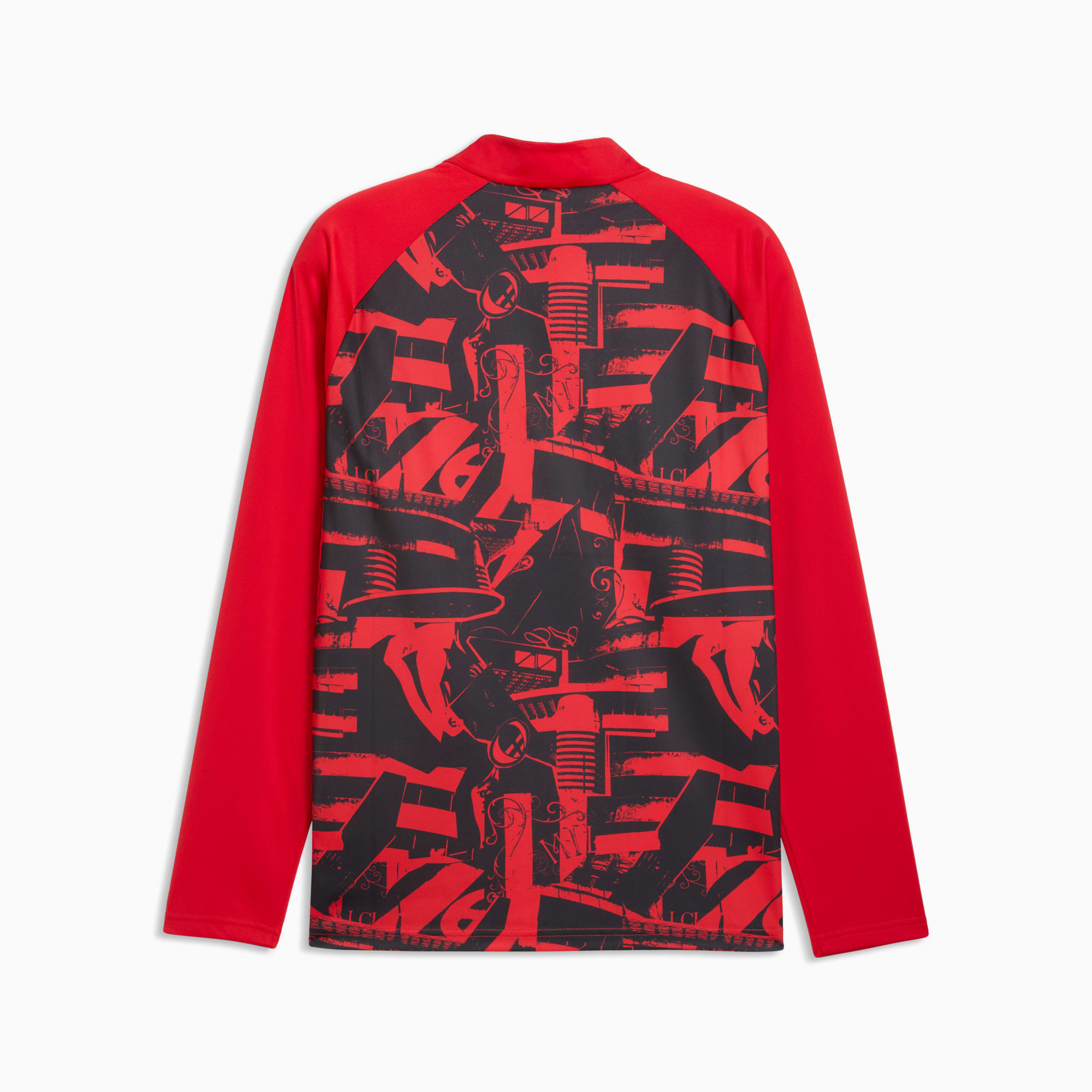 Blusa Quarter-Zip AC Milan Warmup Masculina PUMA