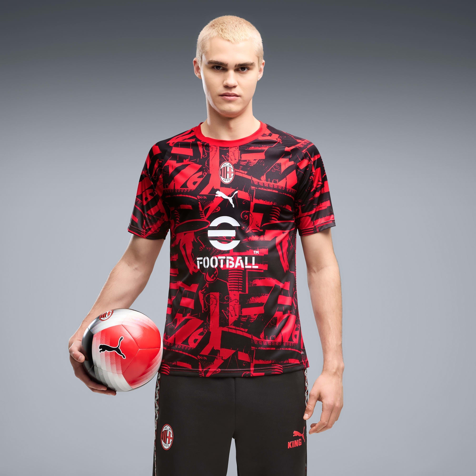 Camisa Pré-Jogo AC Milan 26/27 Masculina PUMA
