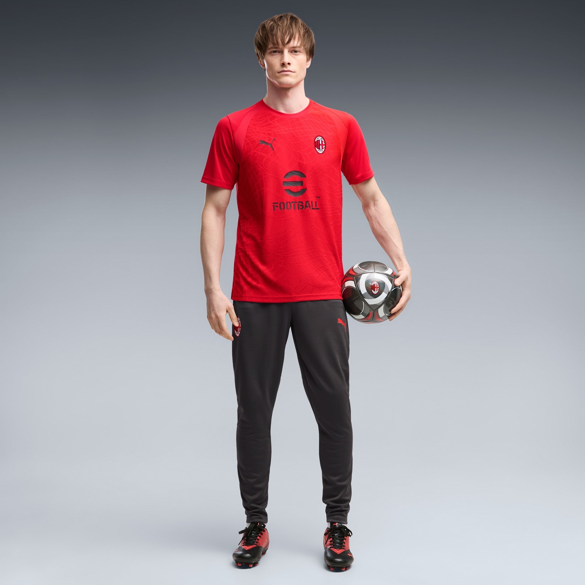 Camisa de Treino AC Milan Slim Masculina PUMA