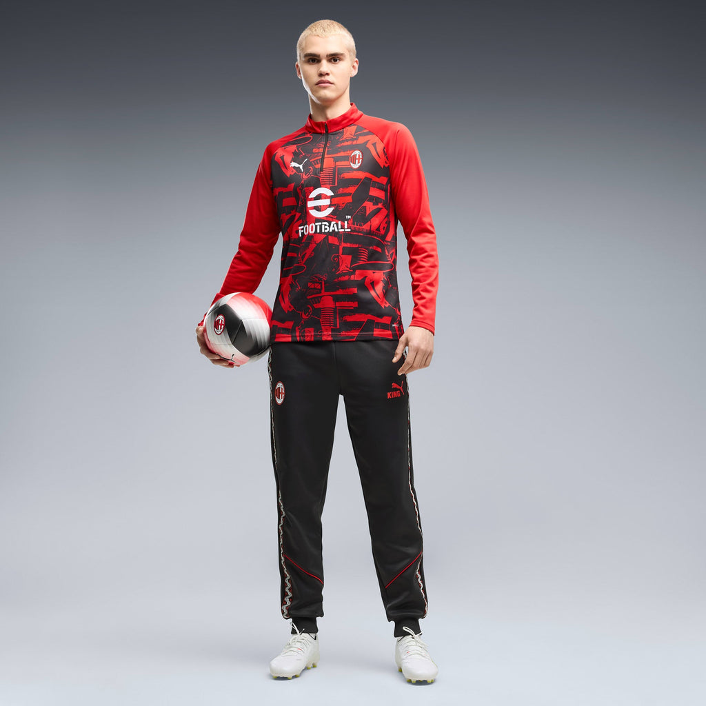 Blusa Quarter-Zip AC Milan Warmup Masculina PUMA