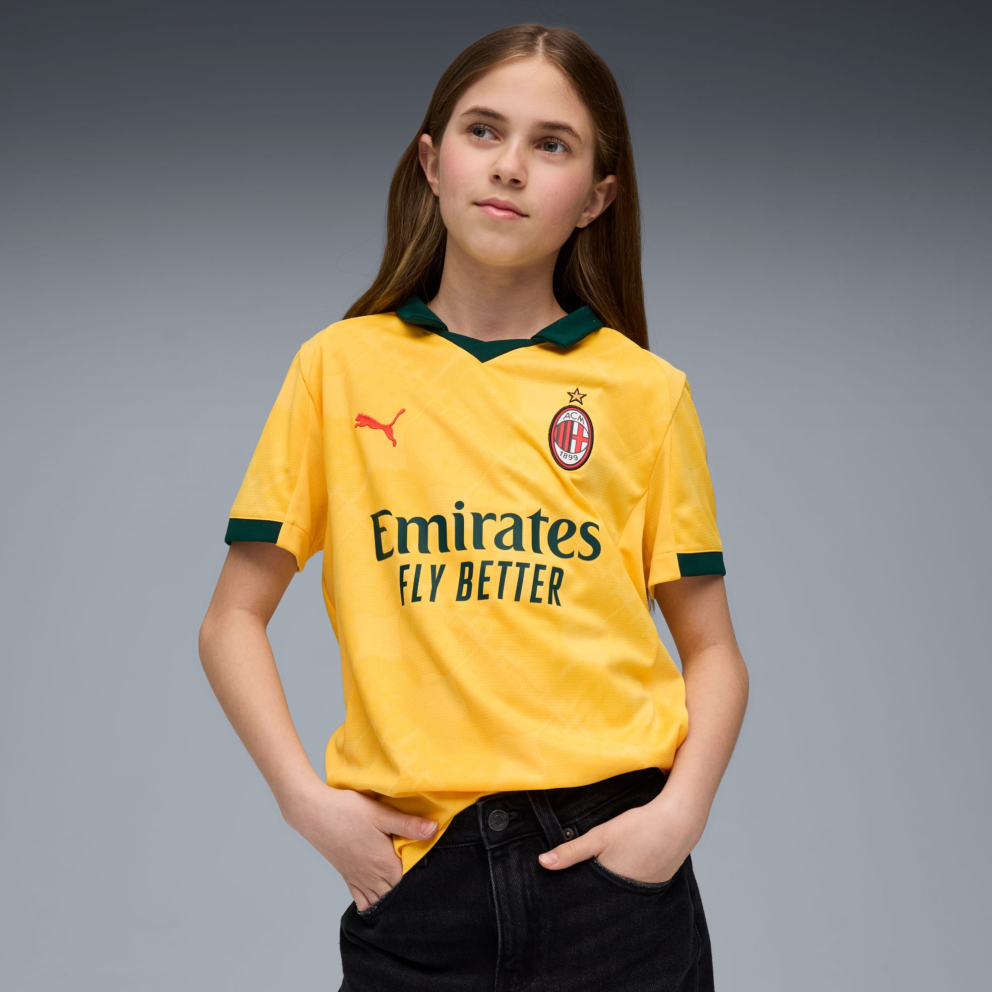 Camisa AC Milan THIRD 25/26 Torcedor Juvenil PUMA