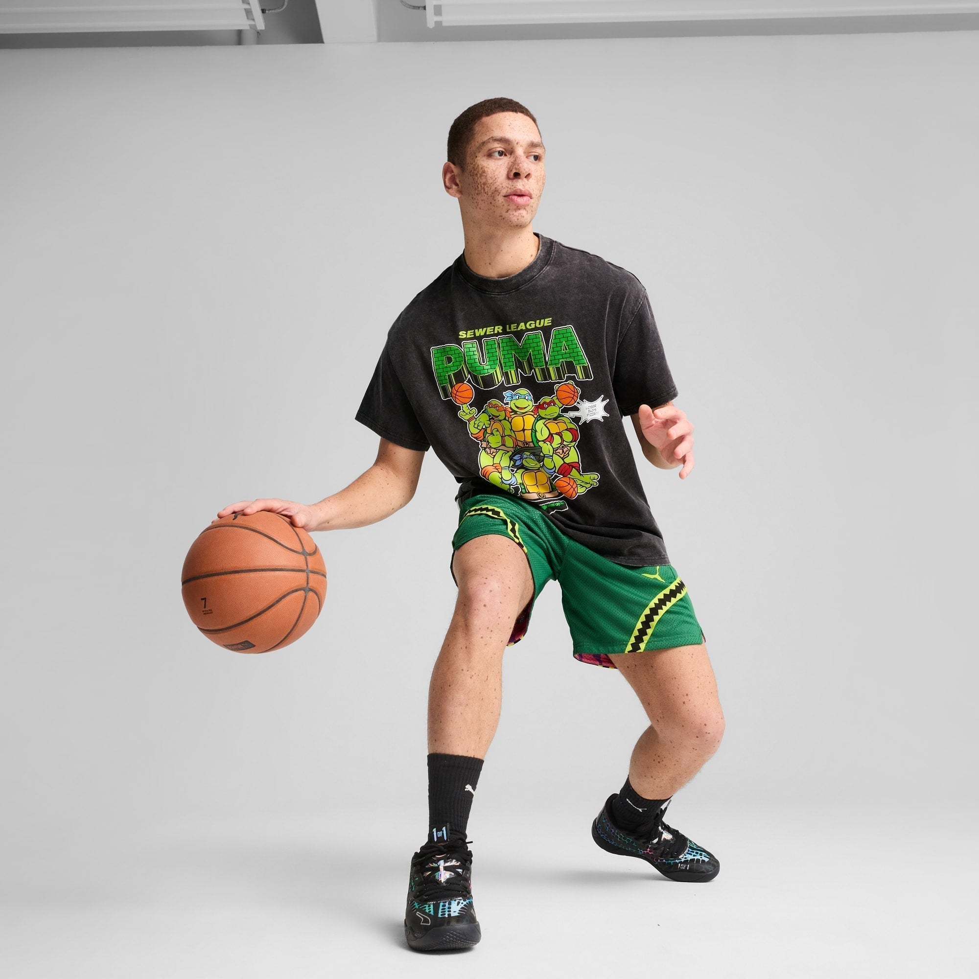 Tênis de Basquete MB.01 Baxter Stockman PUMA HOOPS x TMNT Unissex